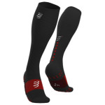 LONG SOCKS COMPRESSPORT RECOVERY BLACK
