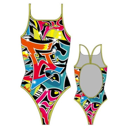 ▷ BaÑador turbo mujer grafitti fluor por SOLO 48,00 €