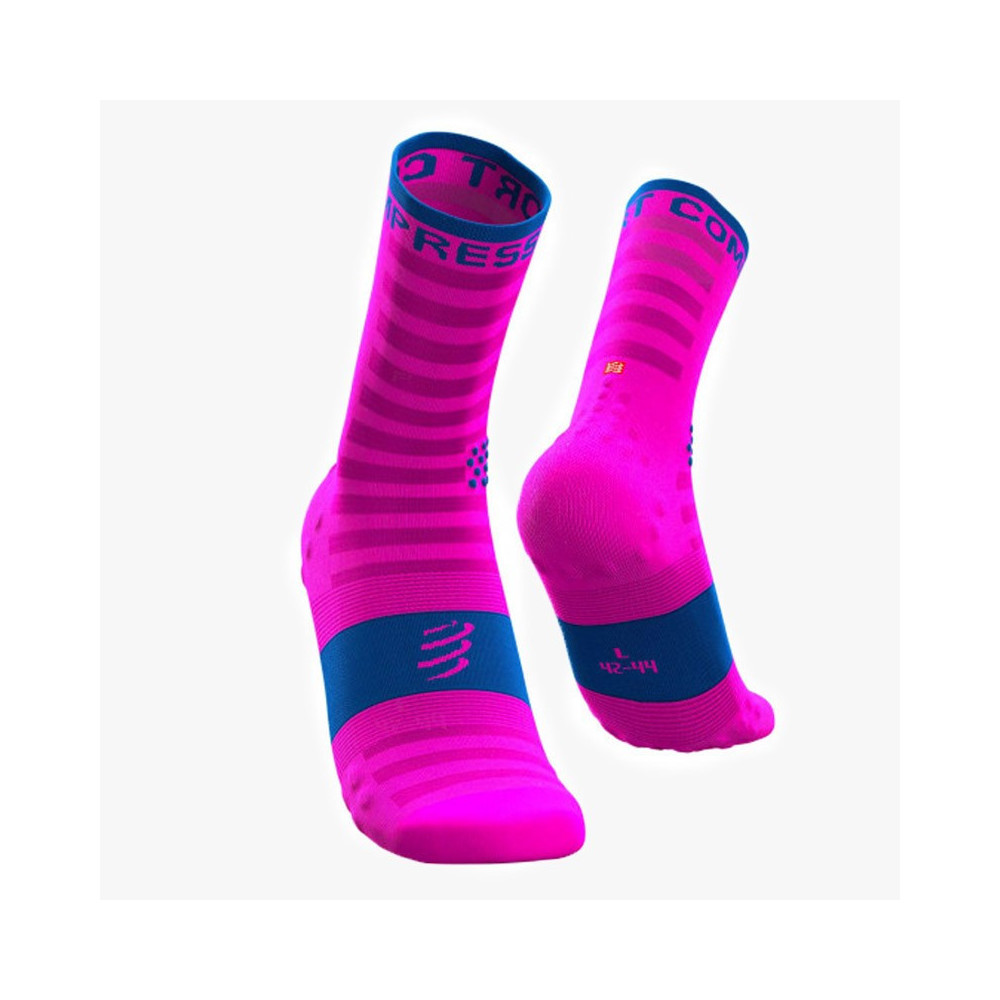 ▷ Calcetines compressport pro racing v3 ultralight high rosa fluor por SOLO 13,50 €