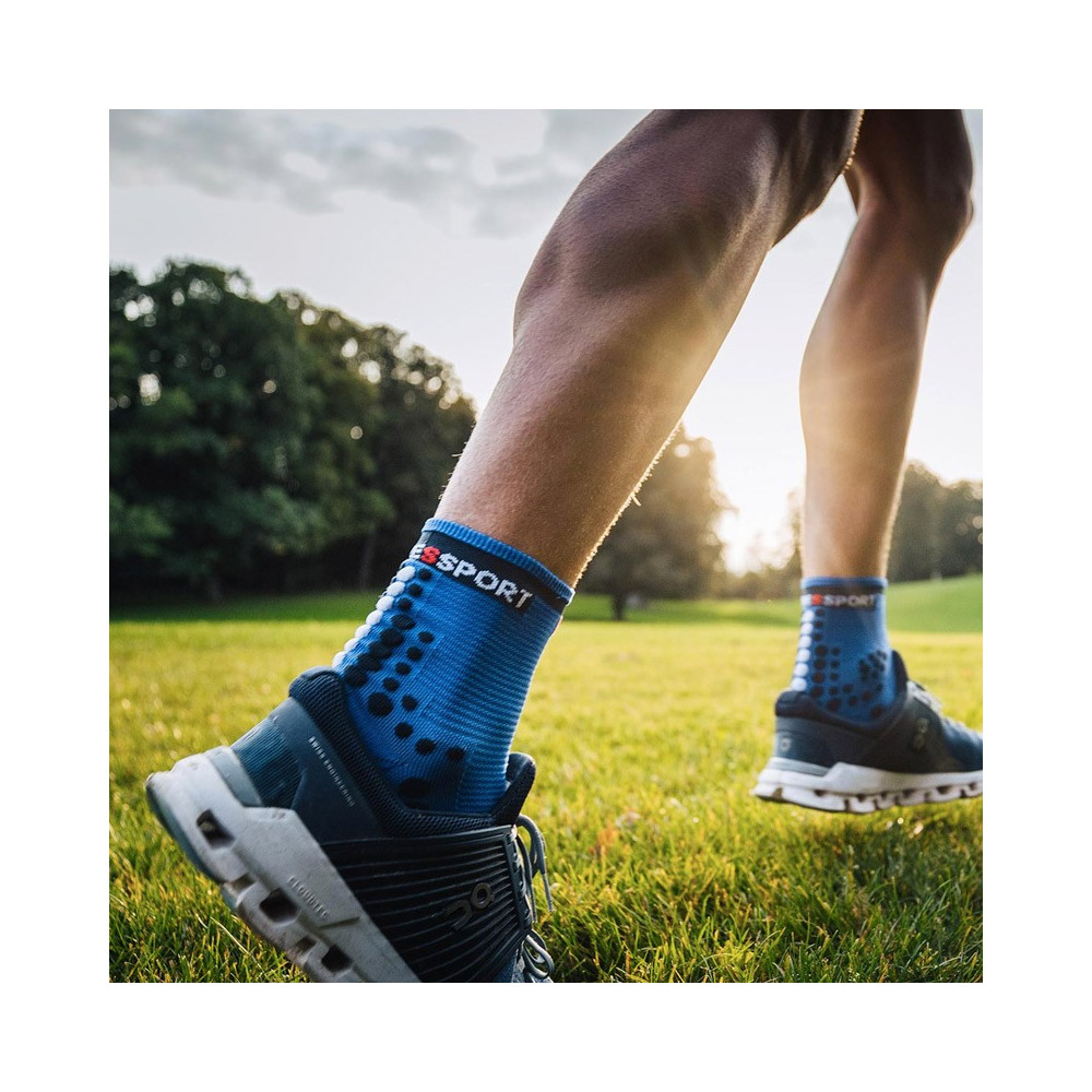 ▷ Calcetines compressport pro racing v3 run high blue lolite por SOLO 12,00 €