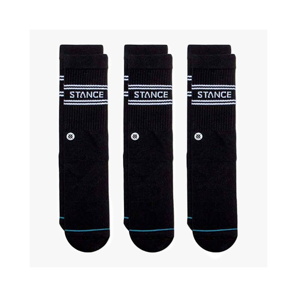 ▷ Calcetines stance basic 3 pack crew negro por SOLO 17,00 €