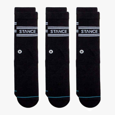 ▷ Calcetines stance basic 3 pack crew negro por SOLO 17,00 €