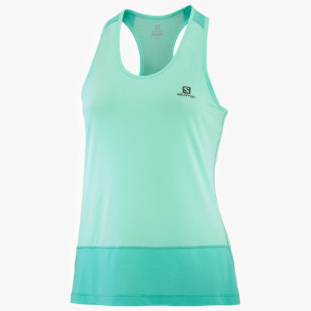 ▷ Camiseta salomon cross run tank w blue for only 25,00 €