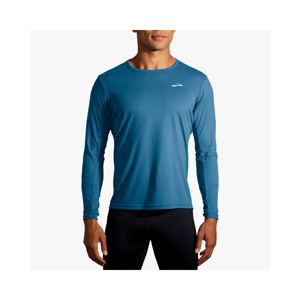 ▷ Camiseta brooks atmosphere larga azul por SOLO 35,00 €