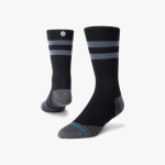 SOCKS STANCE RUN LIGHT CREW ST BLACK
