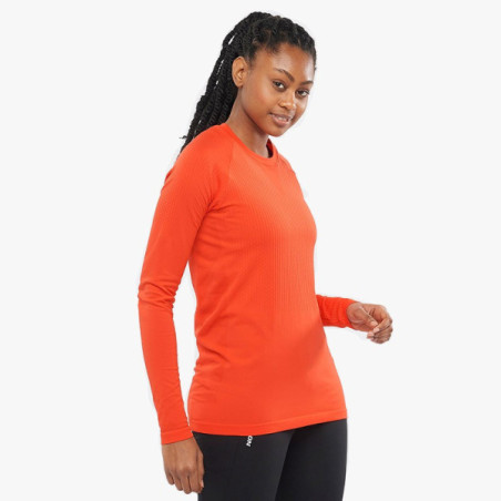 ▷ Camiseta salomon sense ls w rojo por SOLO 49,00 €