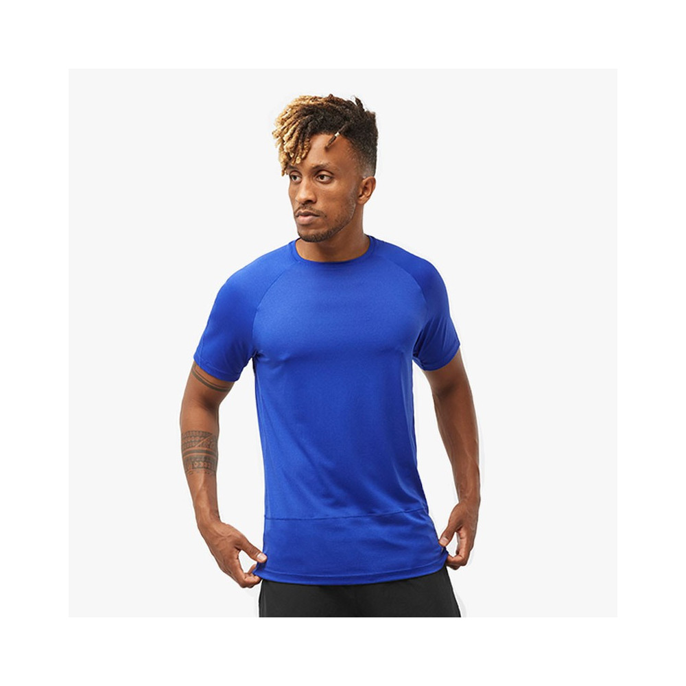 ▷ Camiseta salomon cross run ss azul for only 40,00 €