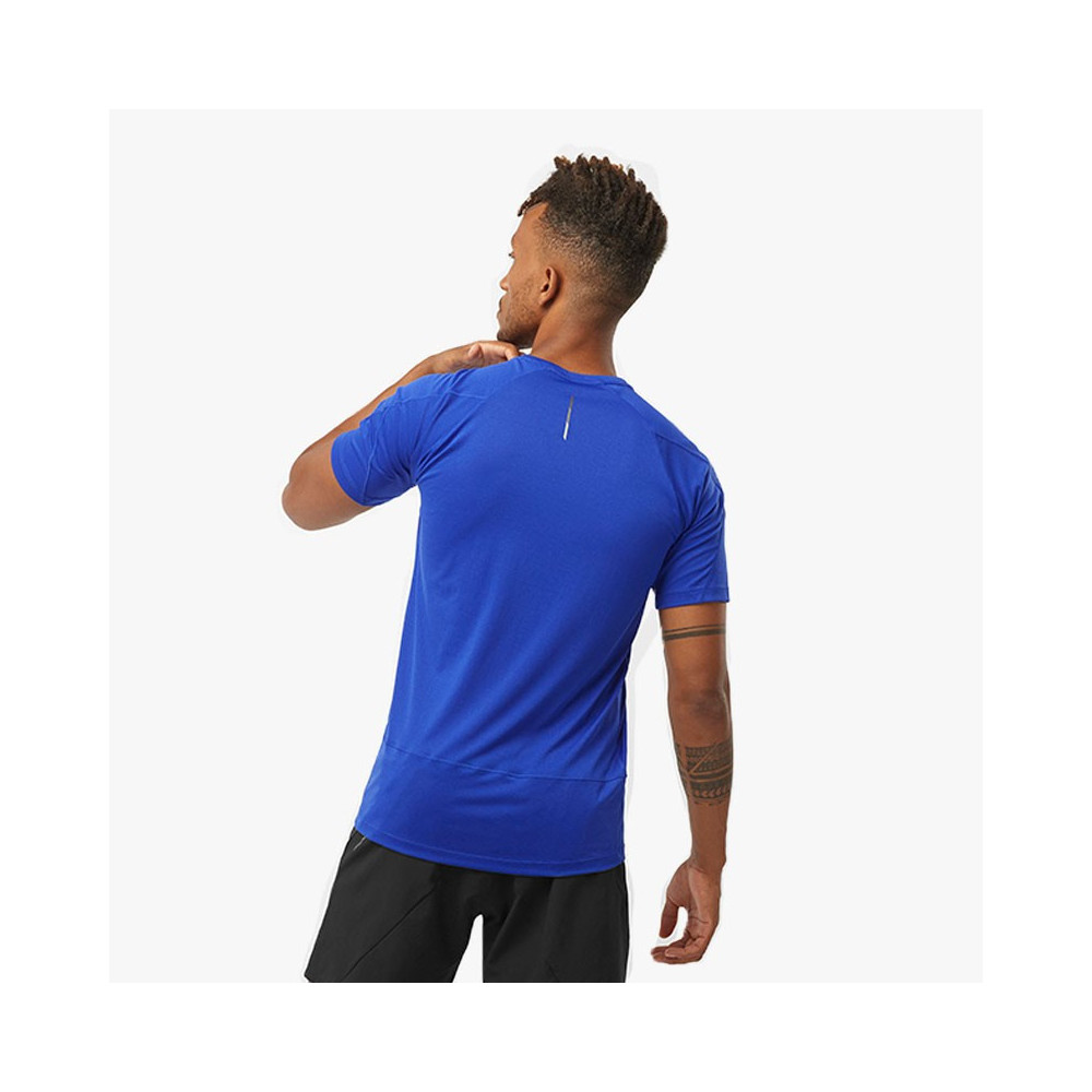 ▷ Camiseta salomon cross run ss azul for only 40,00 €