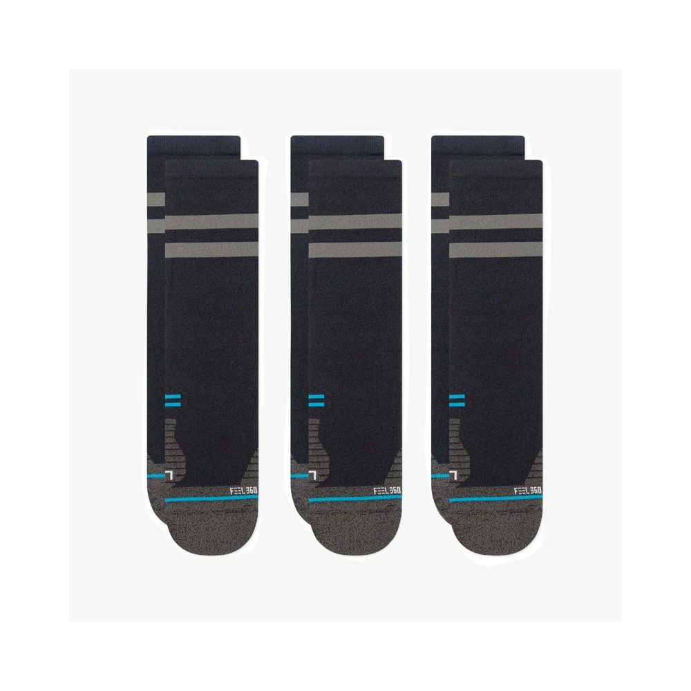 ▷ Calcetines stance franchise crew 3 pack negro por SOLO 55,00 €