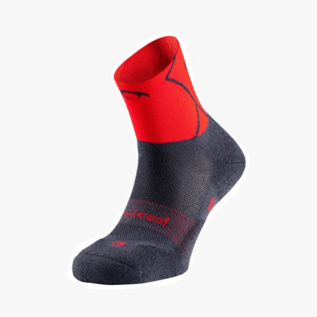 ▷ Calcetines lurbel track four marengo/rojo for only 22,90 €