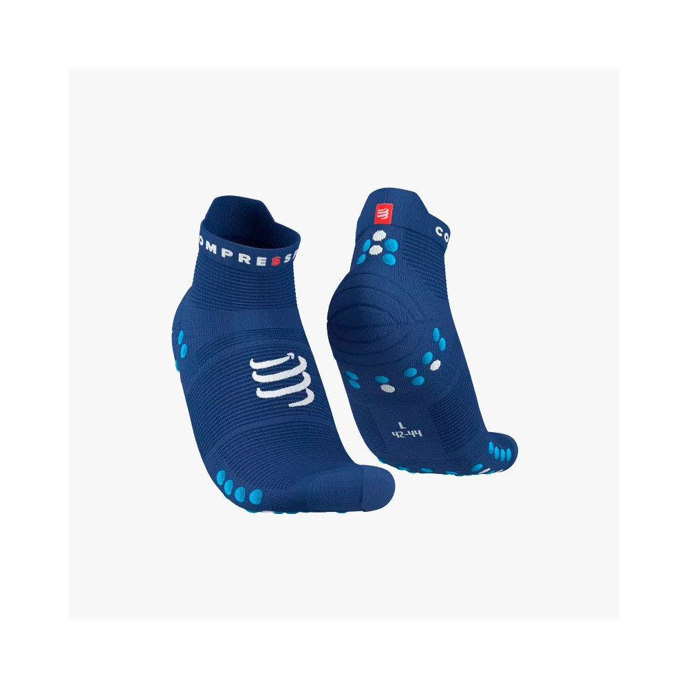 ▷ Calcetines compressport pro racing sock v4 run low fluo blue por SOLO 18,00 €