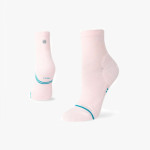 STANCE RUN LIGHT QUARTER W PINK SOCKS