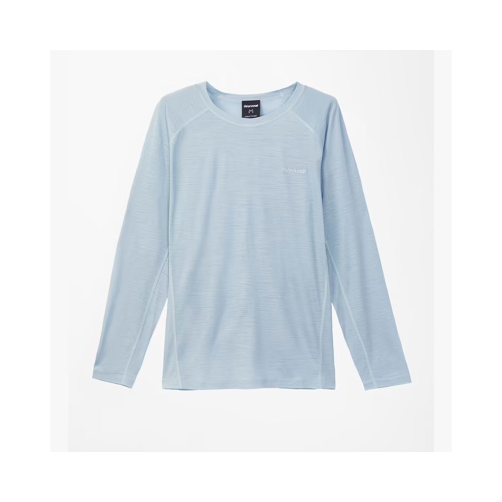 ▷ nnormal merino long sleeve blue t-shirt for ONLY 90,00 €