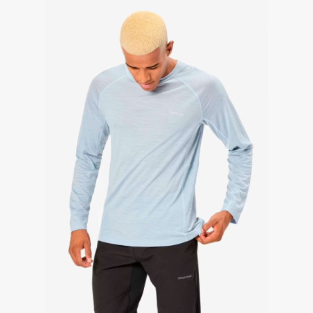 ▷ Camiseta nnormal merino long sleeve azul por SOLO 90,00 €