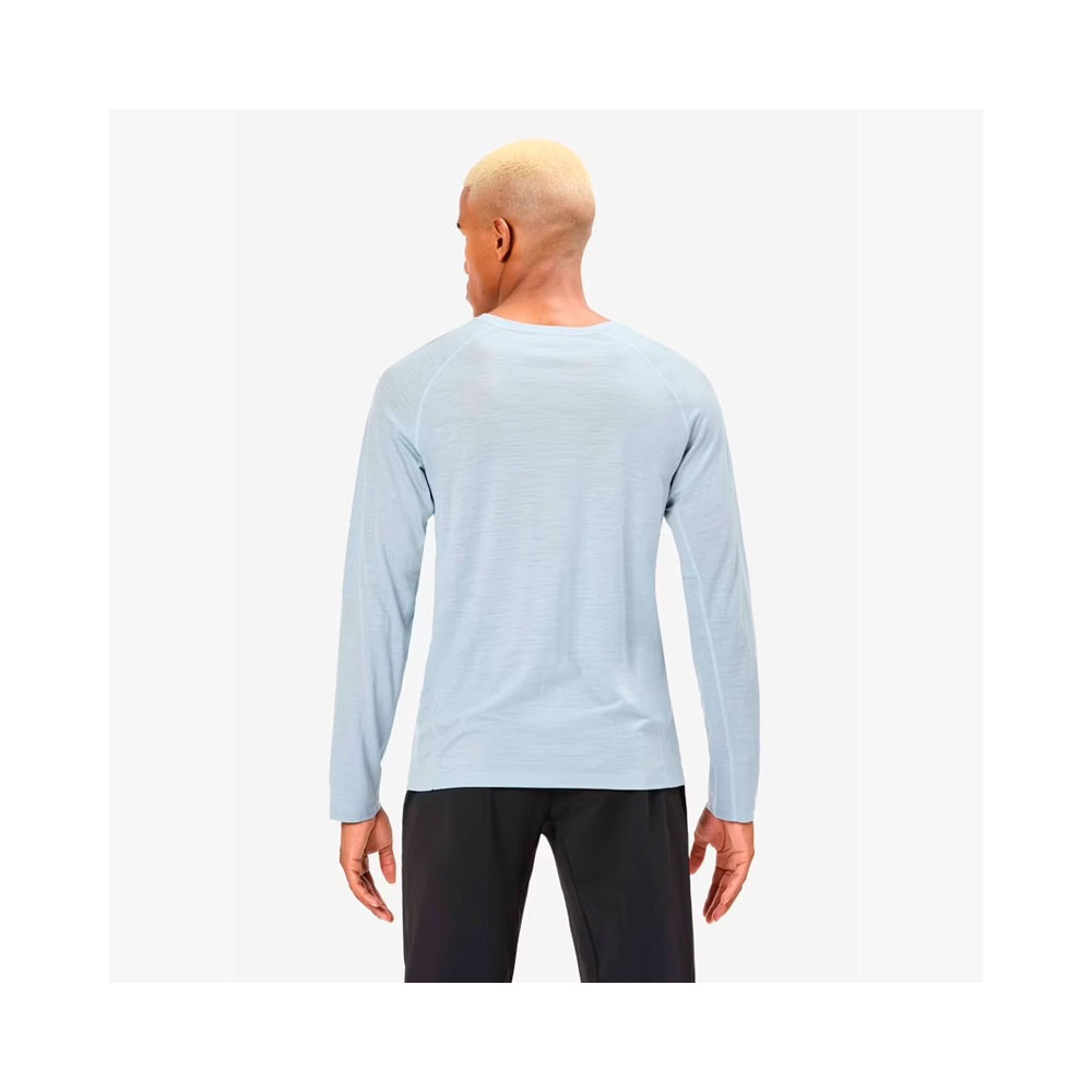 ▷ Camiseta nnormal merino long sleeve azul por SOLO 90,00 €