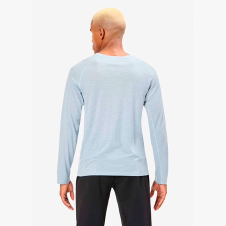 ▷ Camiseta nnormal merino long sleeve azul por SOLO 90,00 €