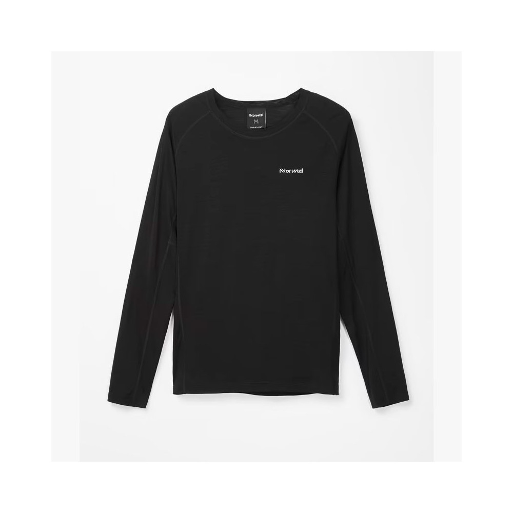 ▷ Camiseta nnormal merino long sleeve w negro por SOLO 90,00 €