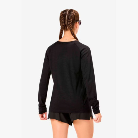 ▷ Camiseta nnormal merino long sleeve w negro por SOLO 90,00 €
