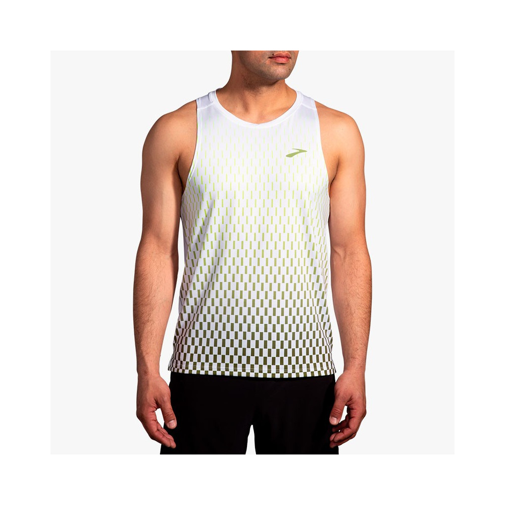 ▷ Camiseta brooks atmosphere singlet 2.0 blanco por SOLO 28,00 €