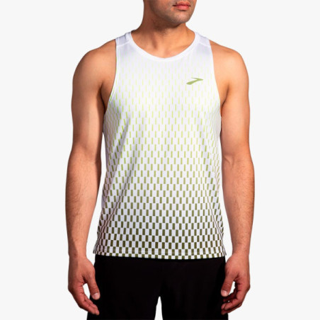 ▷ Camiseta brooks atmosphere singlet 2.0 blanco por SOLO 28,00 €
