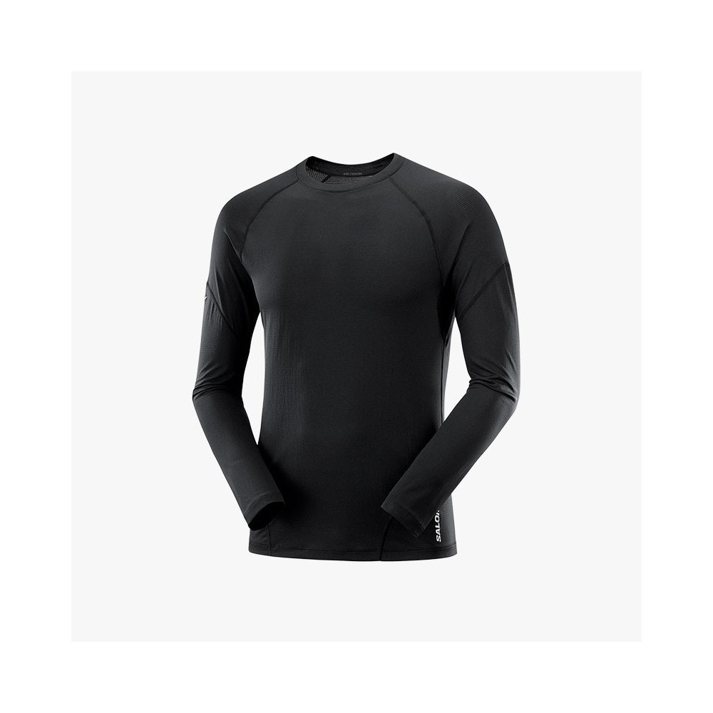 ▷ Camiseta salomon cross run ls negro por SOLO 55,00 €