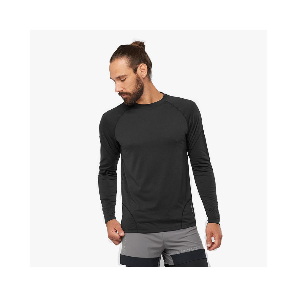 ▷ Camiseta salomon cross run ls negro por SOLO 55,00 €