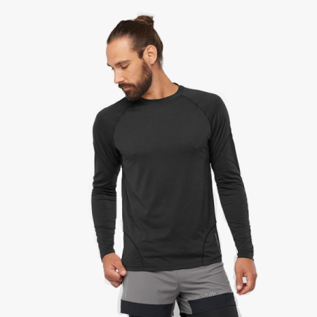 ▷ Camiseta salomon cross run ls negro por SOLO 55,00 €