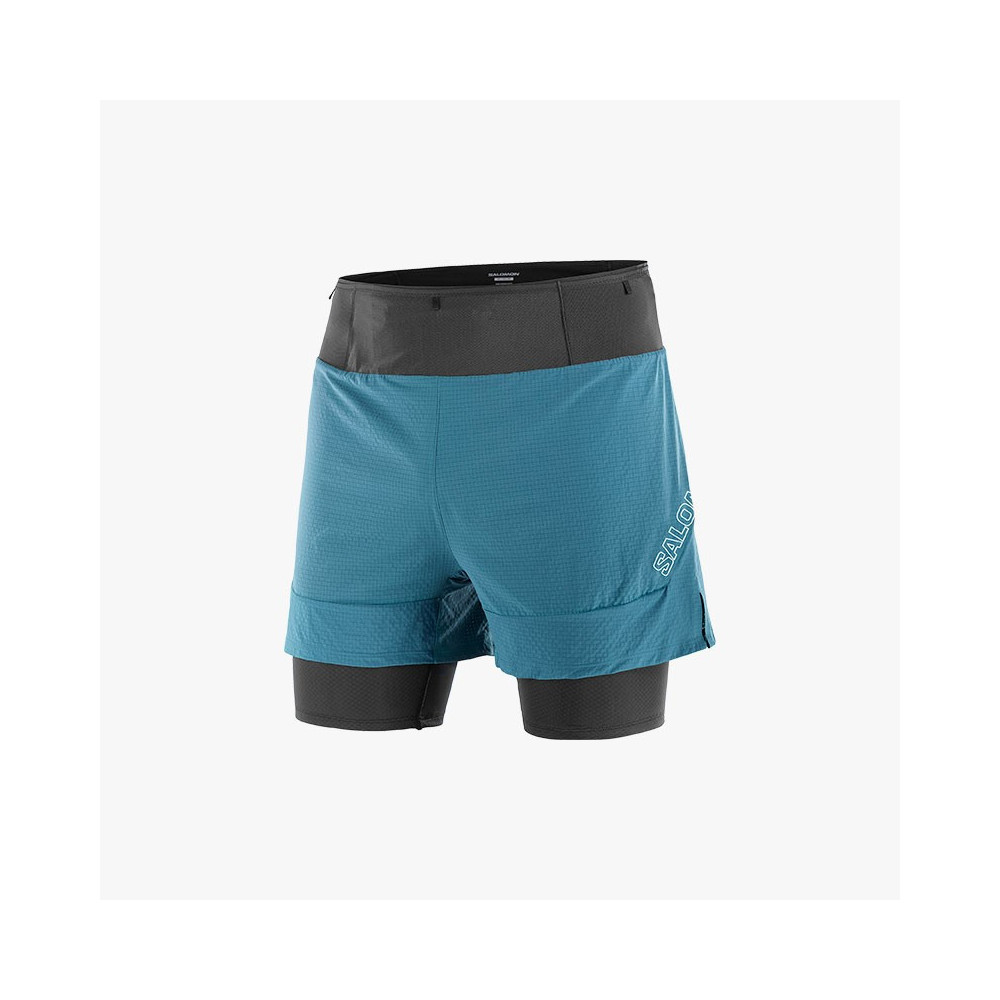 ▷ PantalÓn salomon sense 2in1 shorts azul por SOLO 56,00 €