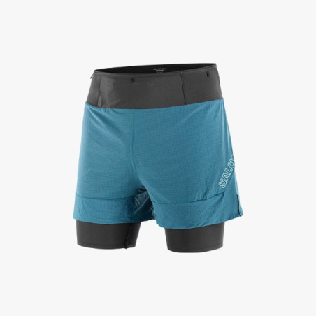 ▷ PantalÓn salomon sense 2in1 shorts azul por SOLO 56,00 €