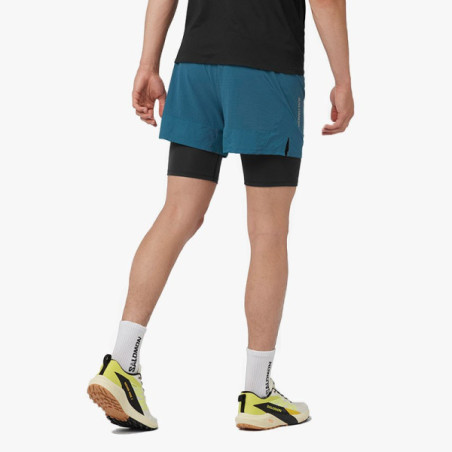 ▷ PantalÓn salomon sense 2in1 shorts azul por SOLO 56,00 €
