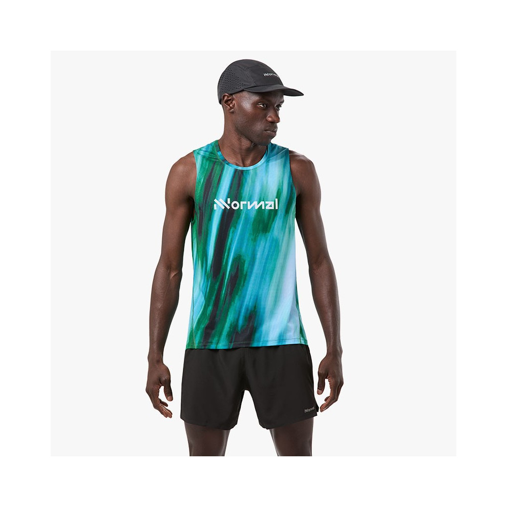 ▷ Camiseta nnormal race tank azul por SOLO 50,00 €