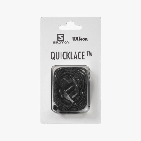 ▷ Cordones salomon quicklaces kit black por SOLO 9,60 €