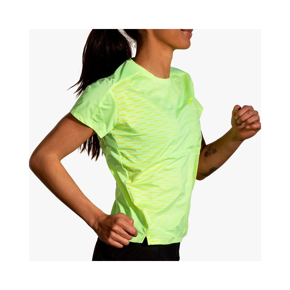 ▷ Camieta brooks sprint free ss w lime por SOLO 31,50 €