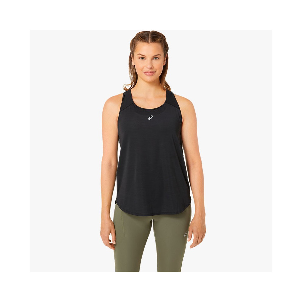 ▷ Camiseta asics road tank negro por SOLO 28,00 €