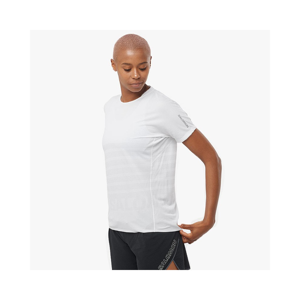 ▷ Camiseta salomon sense aero ss w blanco por SOLO 70,00 €