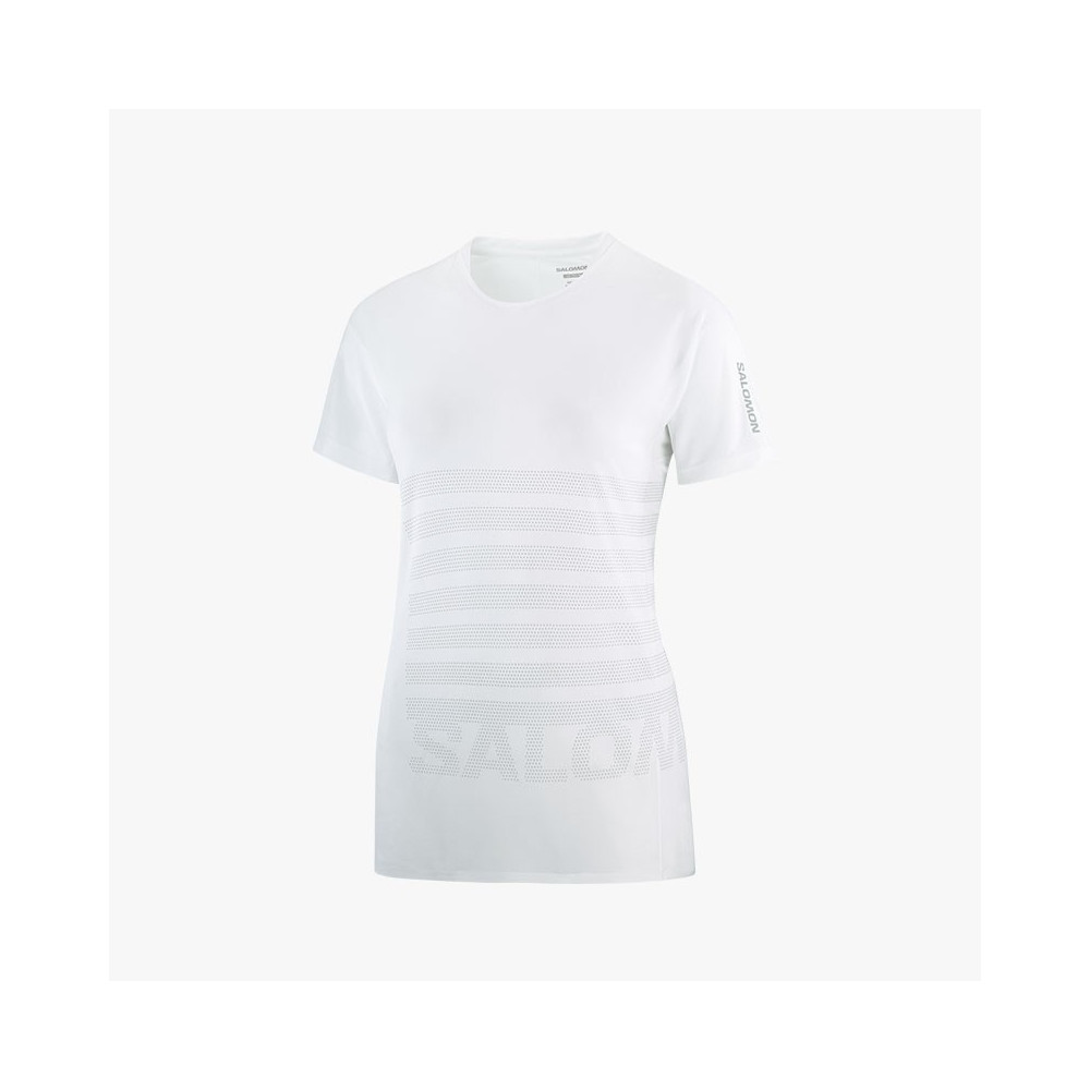 ▷ Camiseta salomon sense aero ss w blanco por SOLO 70,00 €