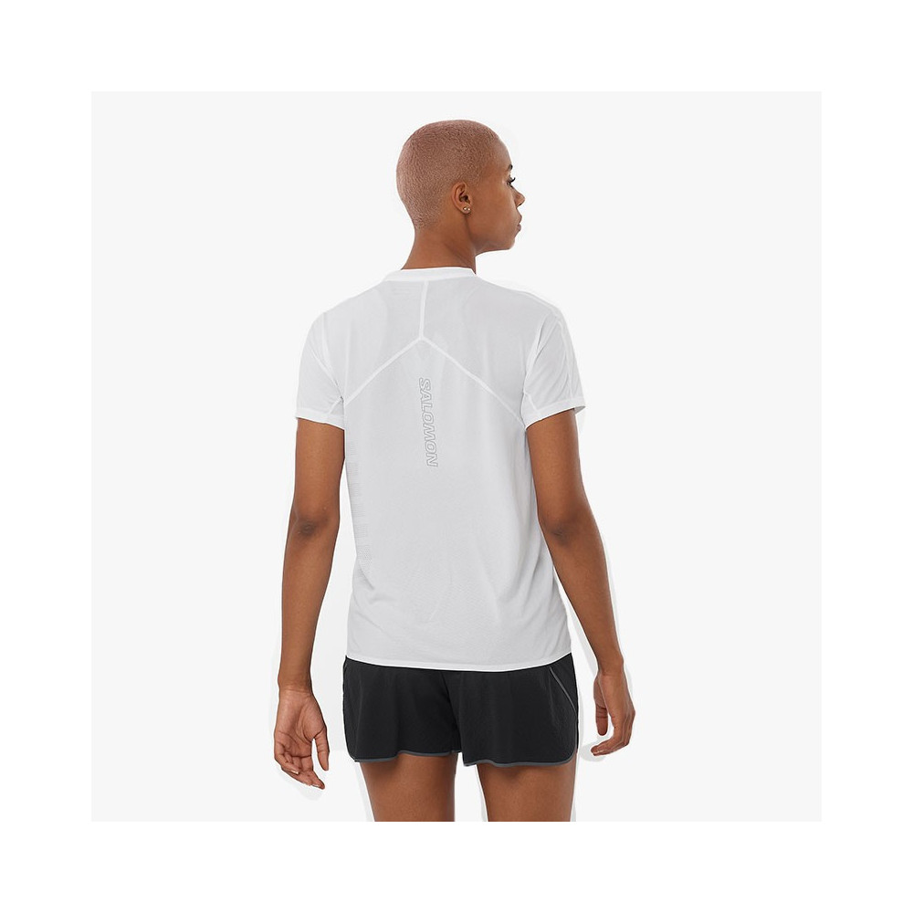 ▷ Camiseta salomon sense aero ss w blanco por SOLO 70,00 €