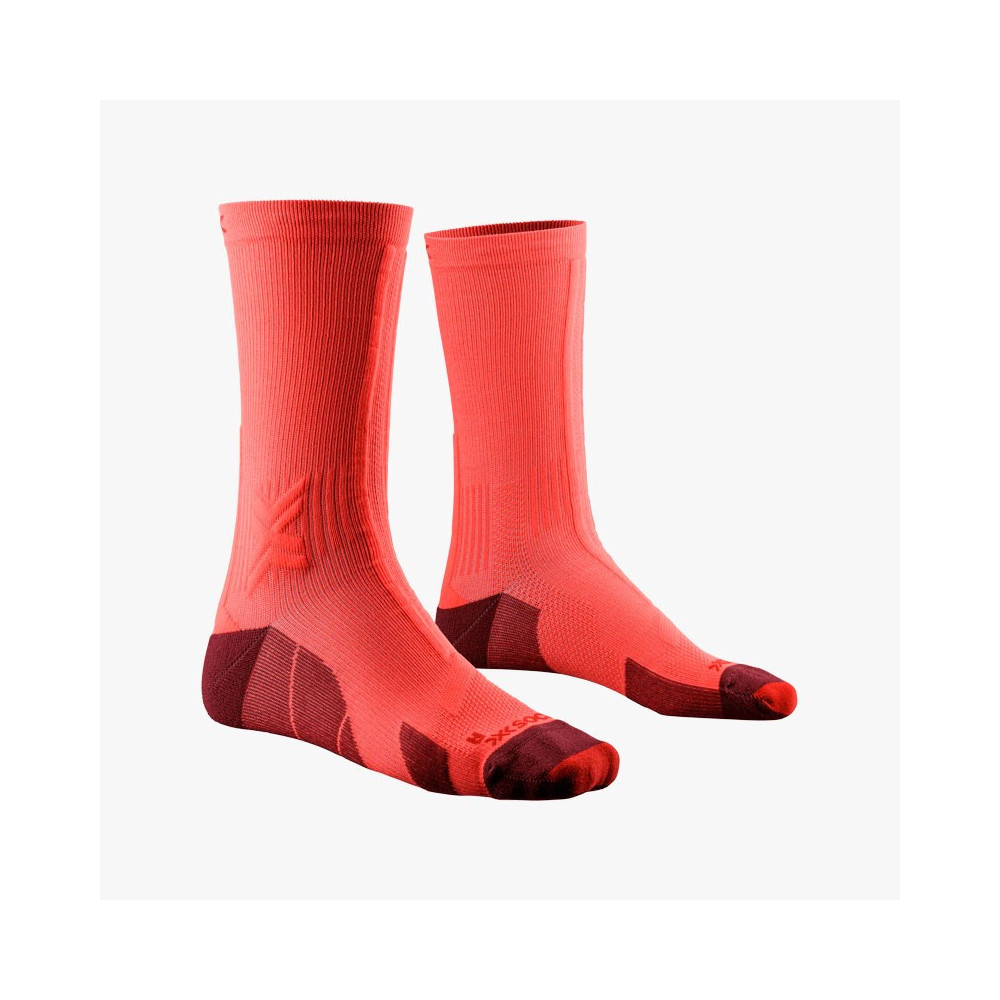 ▷ Calcetines x-bionic trail run discover crew fluo red por SOLO 24,00 €