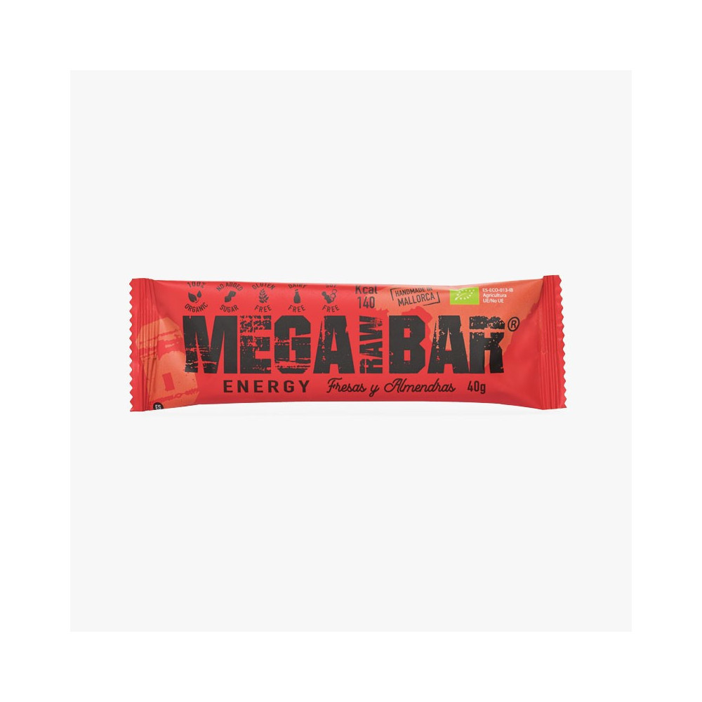 ▷ Barrita energÉtica megaraw bar fresa/almendras por SOLO 2,75 €
