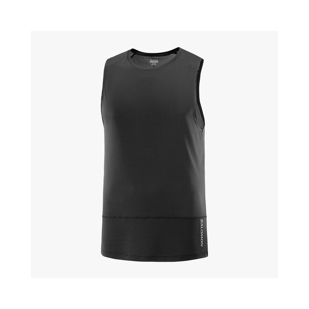 ▷ Camiseta salomon cross run tank negro por SOLO 40,00 €