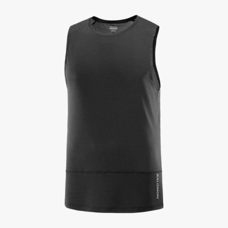 ▷ Camiseta salomon cross run tank negro por SOLO 40,00 €