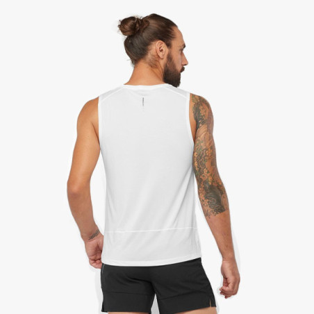 ▷ Camiseta salomon cross run tank blanco por SOLO 28,00 €