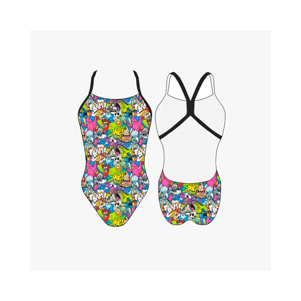 ▷ BaÑador turbo mujer loki-comic por SOLO 50,00 €