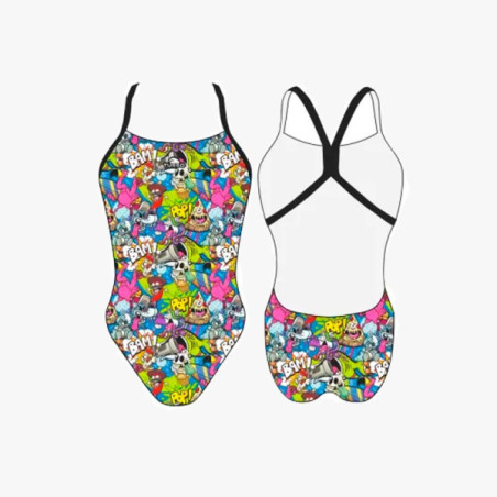 ▷ BaÑador turbo mujer loki-comic por SOLO 50,00 €