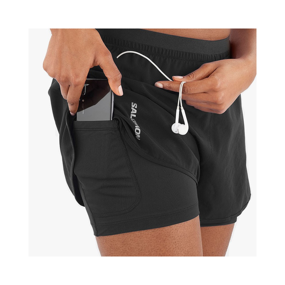 ▷ PantalÓn salomon cross 2in1 w negro por SOLO 55,00 €