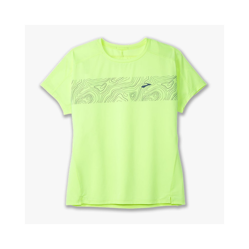 ▷ Camiseta brooks sprint free short w lime por SOLO 45,00 €