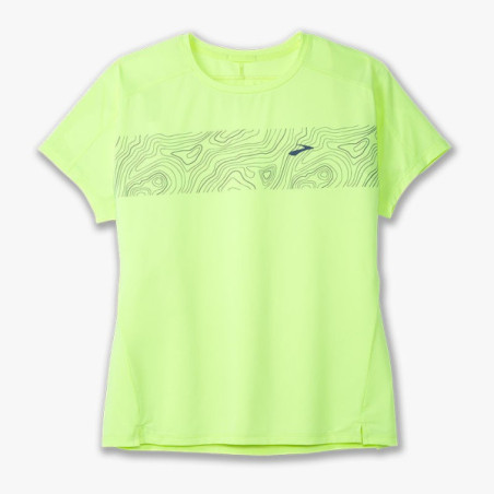 ▷ Camiseta brooks sprint free short w lime por SOLO 45,00 €