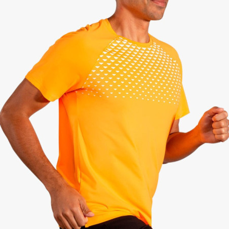 ▷ Camiseta brooks atmosphere short sleeve amarillo por SOLO 45,00 €