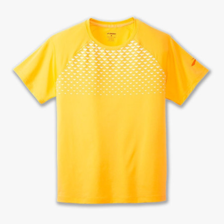 ▷ Camiseta brooks atmosphere short sleeve amarillo por SOLO 45,00 €