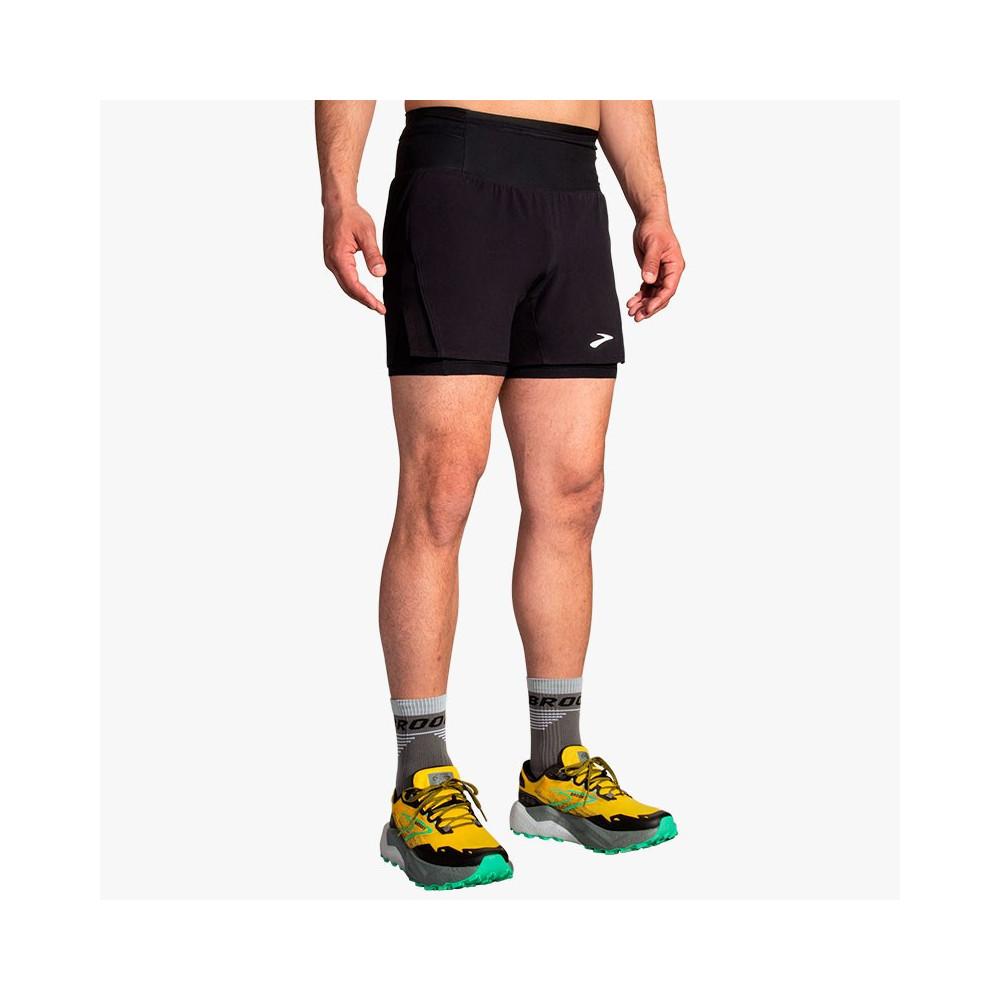 ▷ PantalÓn brooks high point 5" 2in1 negro por SOLO 70,00 €